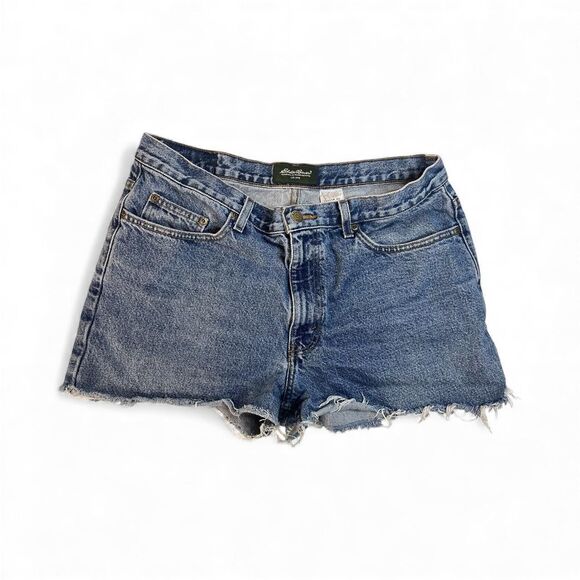 Eddie-bauer Women's Blue Shorts size 12 - Picture 1 of 7